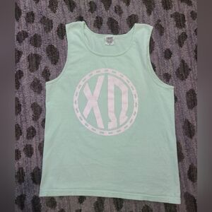 Comfort Colors Mint Green Custom Tank Top sz M Men's